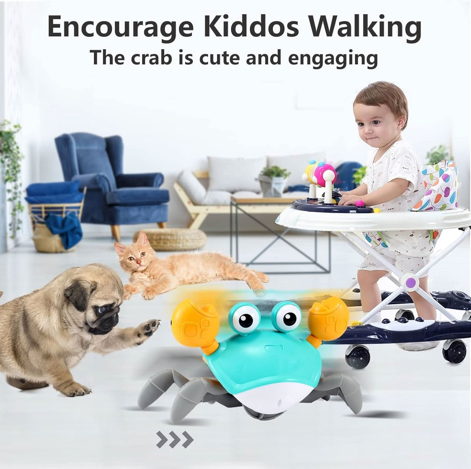 MoveeCrab - crawling fun with music & colours for babies from 1 - Image 6