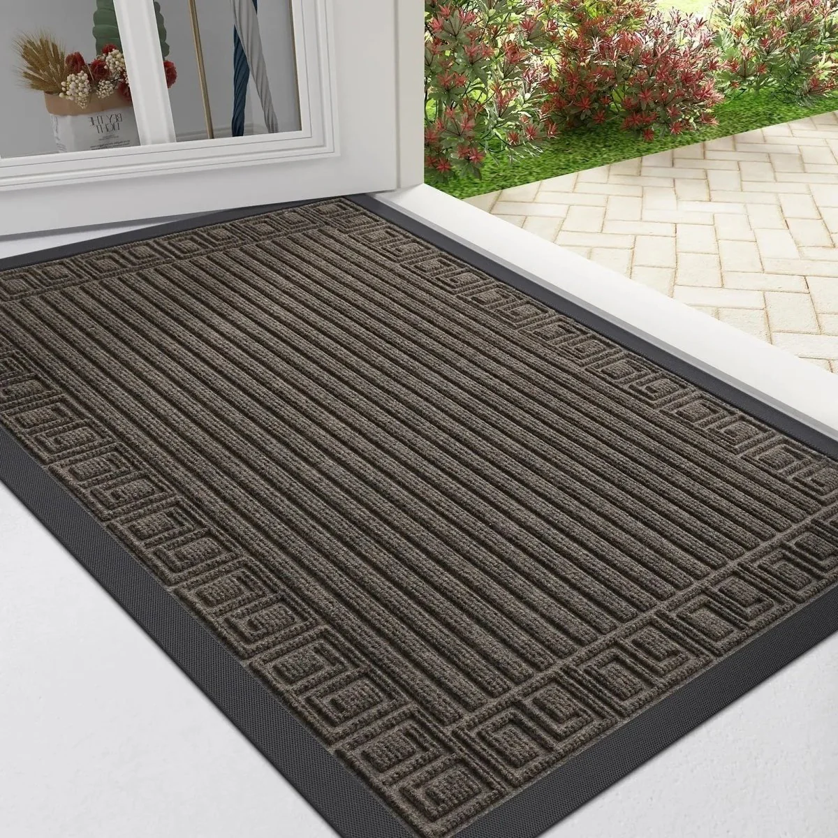 MUDCONTROL – Non-slip Rubber Door Mat for Maximum Dirt Absorption - Image 9