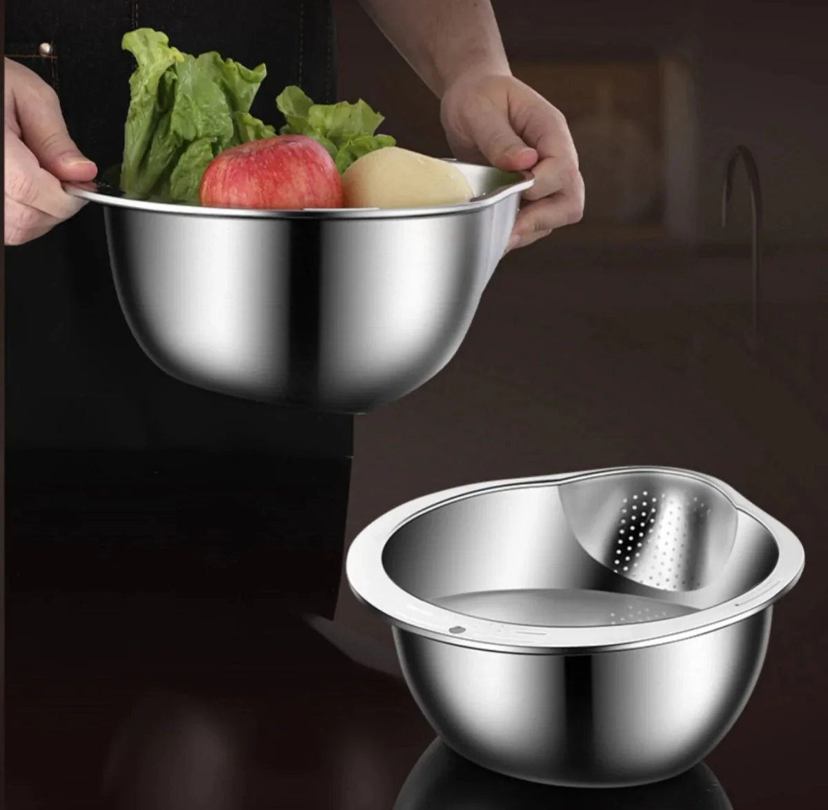 MULTIPURE – Robust sieve bowl for efficient work in the kitchen - Image 7