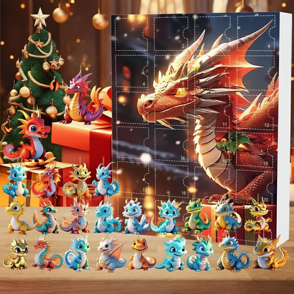 MYTHICALXMAS – 24-Day Dragon Advent Calendar with Cute Charms - Image 2