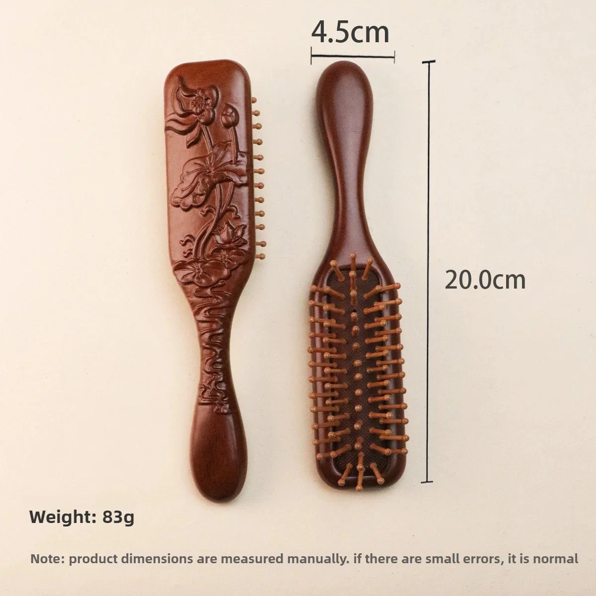 NATUCOMB – Sandalwood Hair Comb Antistatic Scalp Massage Tool for Healthy Hair - Image 9