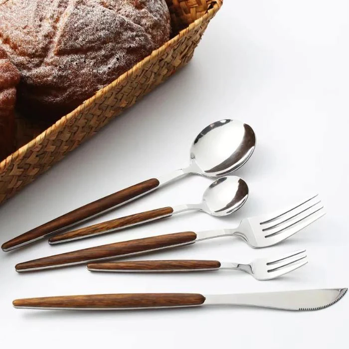 NATURACUT – Premium stainless steel cutlery with wood accent - Image 5