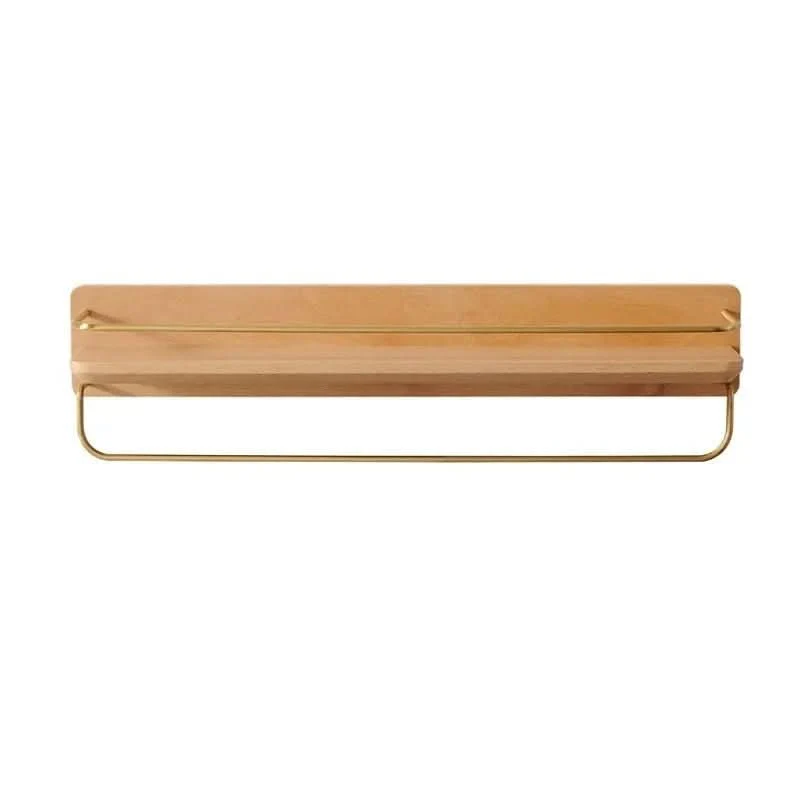 NATURAELLO – Bamboo Wall Coat Rack with Shelf & Sturdy Hooks - Image 15