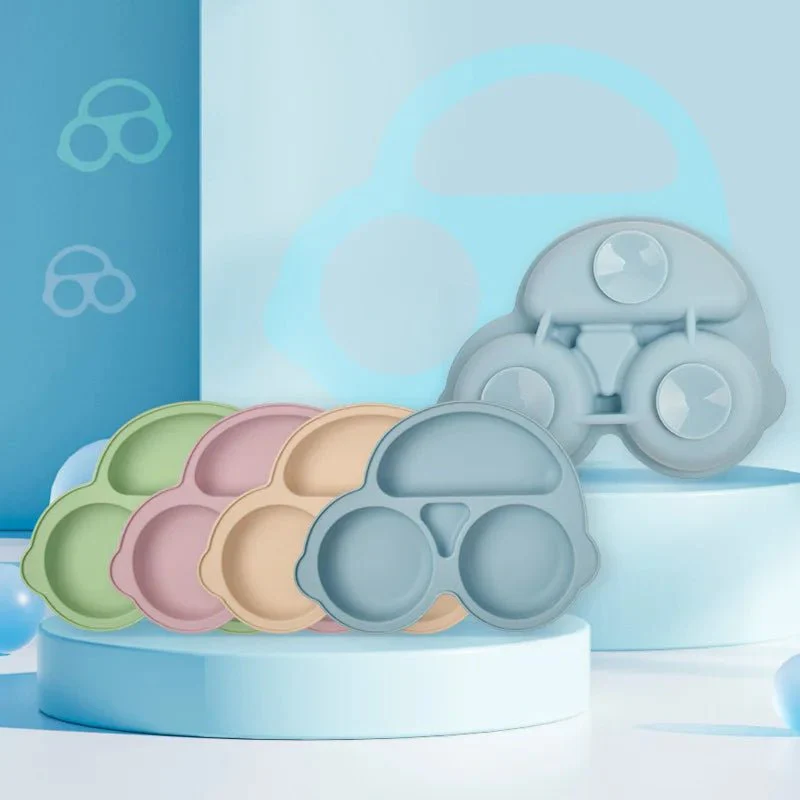 NATURBISS PLATE – Environmentally Friendly Silicone Suction Plate with Cartoon Design (BPA-Free) - Image 3