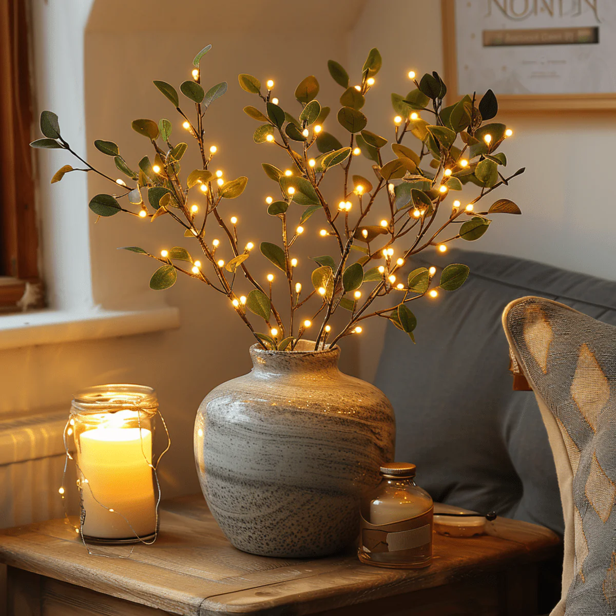 NATUREGLOW – Flexible LED branch lamp with warm light tone - Image 7