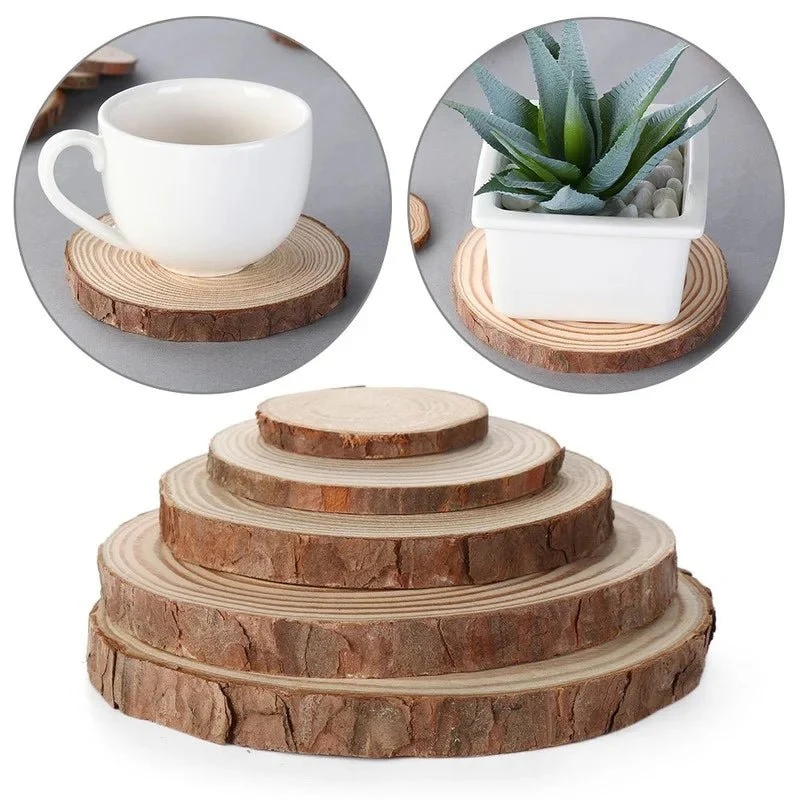 NATURRUND – Environmentally Friendly Wooden Coasters for Natural Table Protection - Image 2