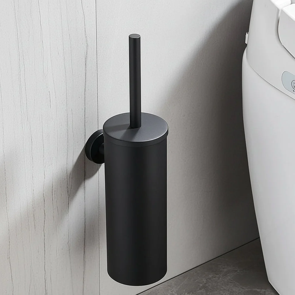 NEATSTEEL – Elegant stainless steel toilet brush set for modern bathrooms - Image 3