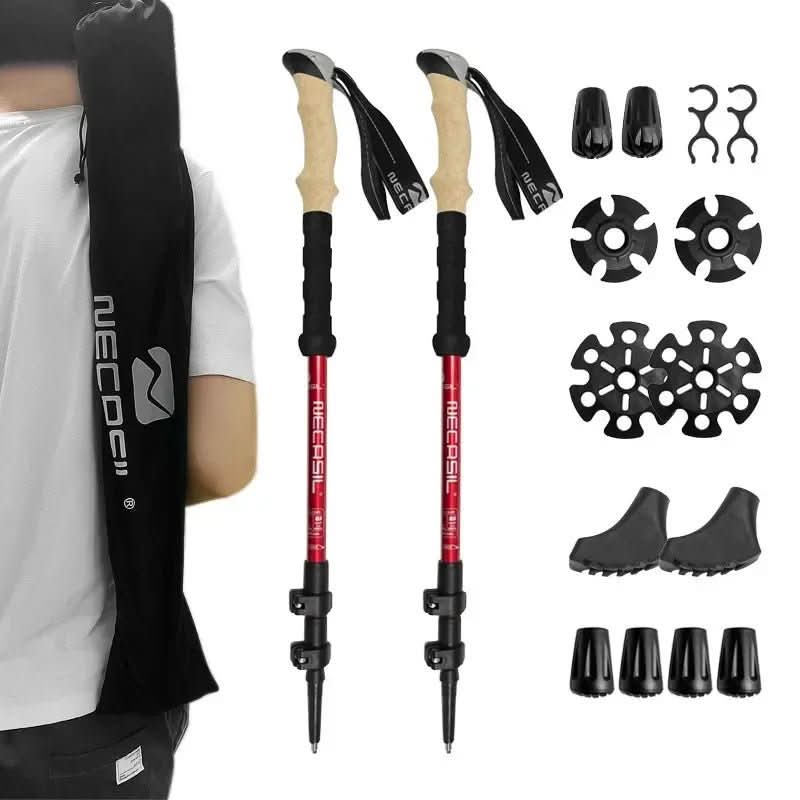 NECASIL Trekking Poles - Collapsible hiking poles for stability and comfort - Image 12
