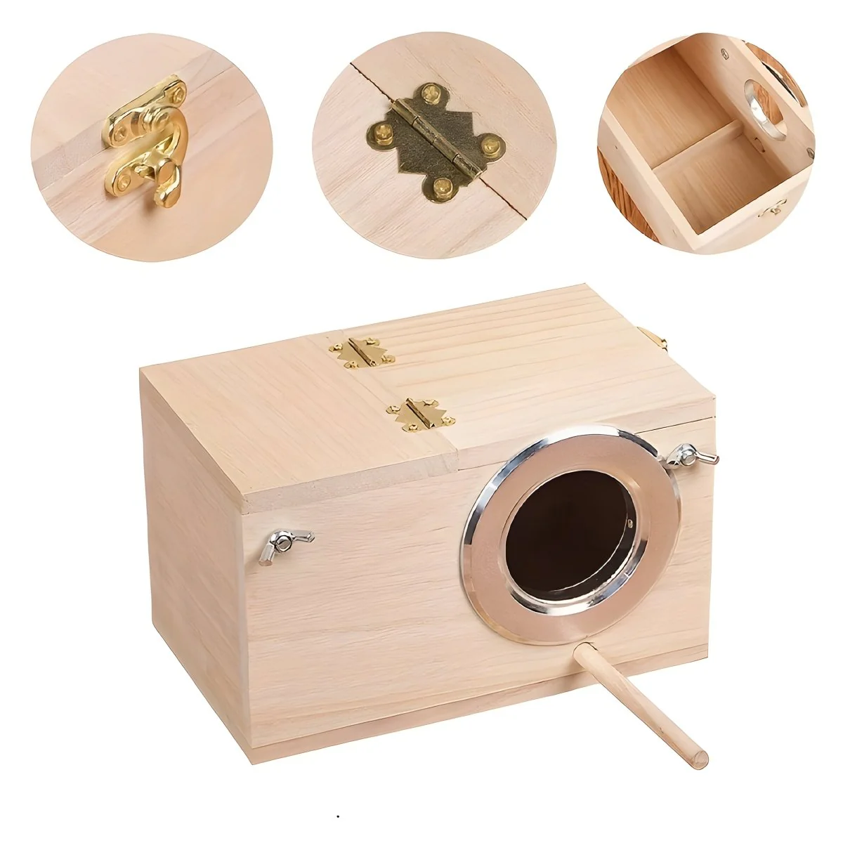 NESTCOTTAGE – Natural wood protection for budgerigars and small bird species - Image 7
