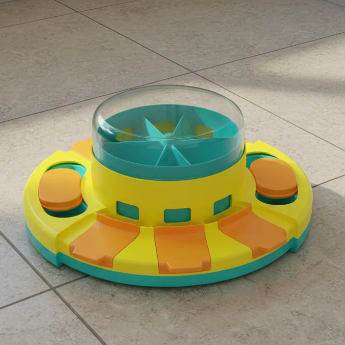 NIBBLEMAZE – Interactive Anti-Gulping Bowl for Dogs & Cats