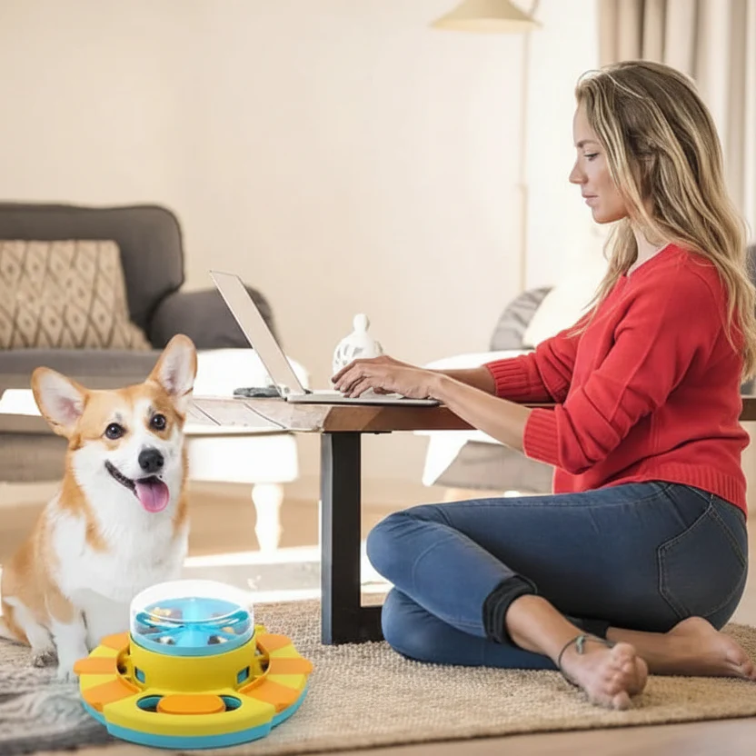NIBBLEMAZE – Interactive Anti-Gulping Bowl for Dogs & Cats - Image 3