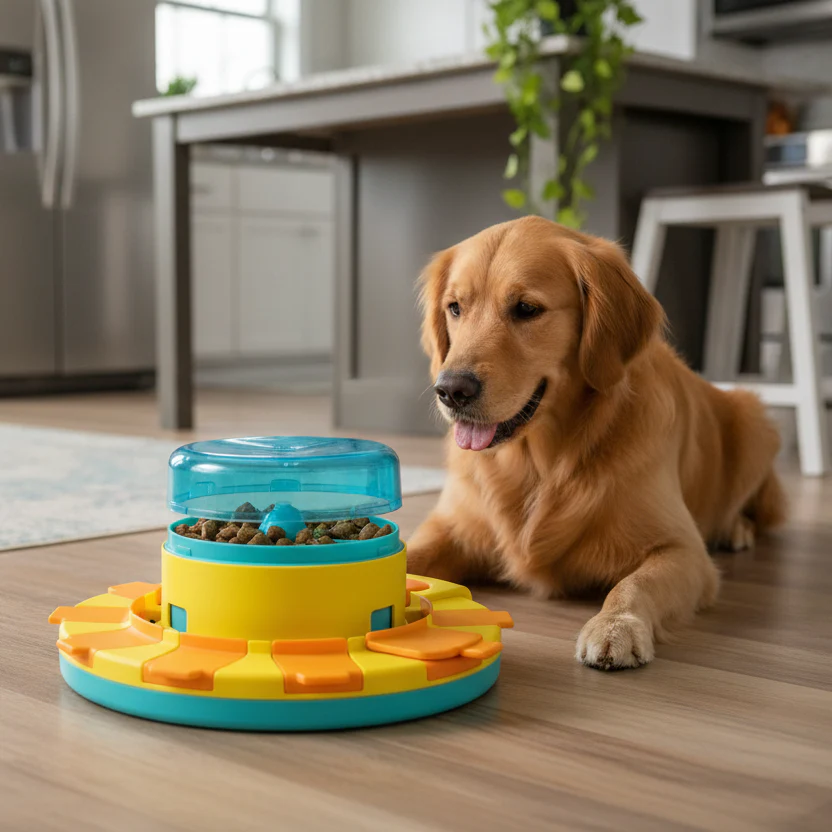 NIBBLEMAZE – Interactive Anti-Gulping Bowl for Dogs & Cats - Image 4