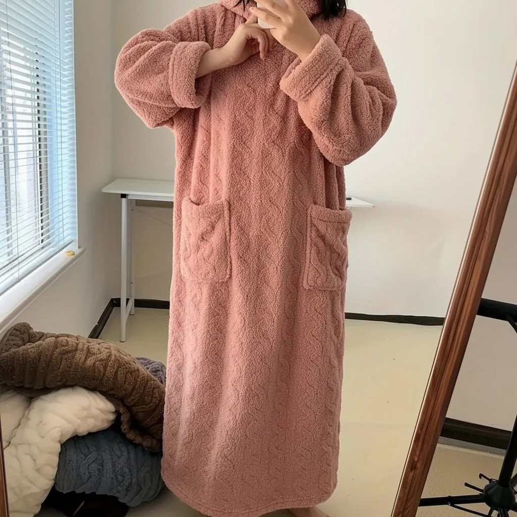 NIGHTGRACE – Classic Cotton Flannel Nightgown with Warm, Elegant Comfort - Image 3