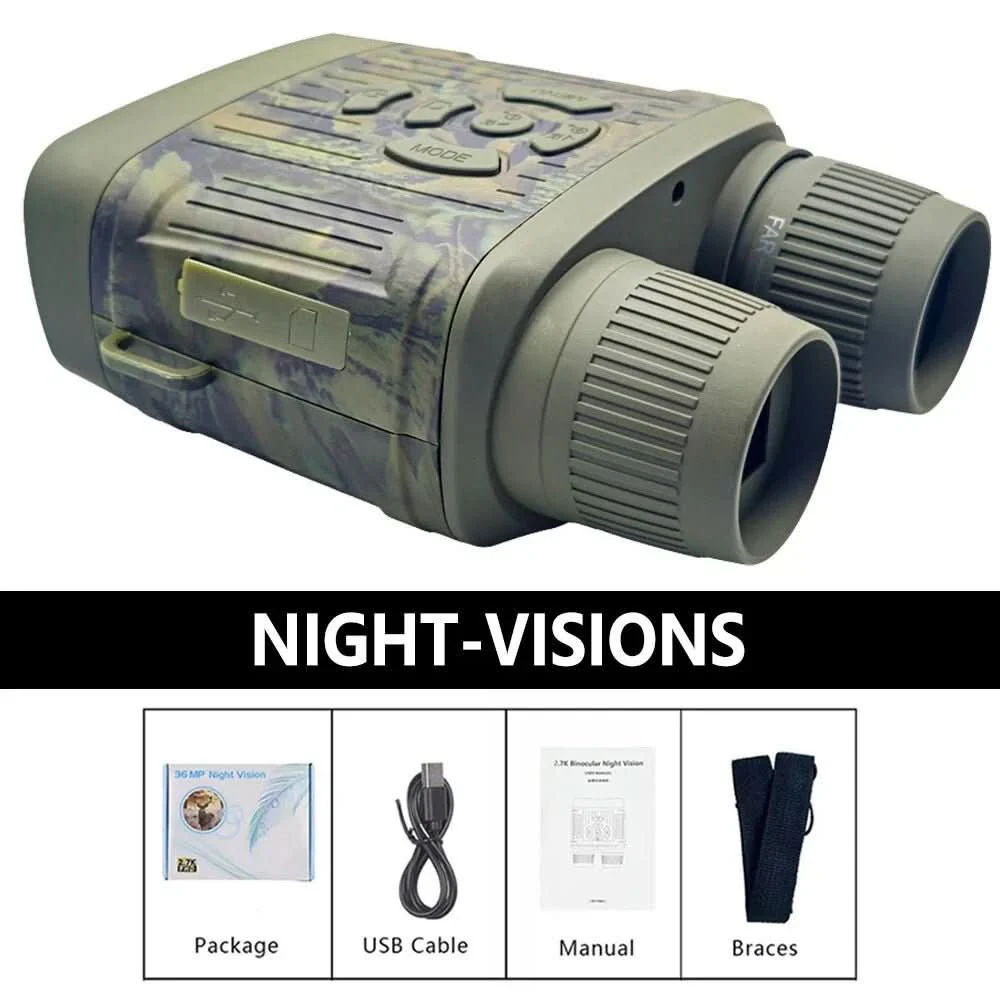 NightPulse Binoculars- Night vision binoculars with 300 m range & recording function - Image 14