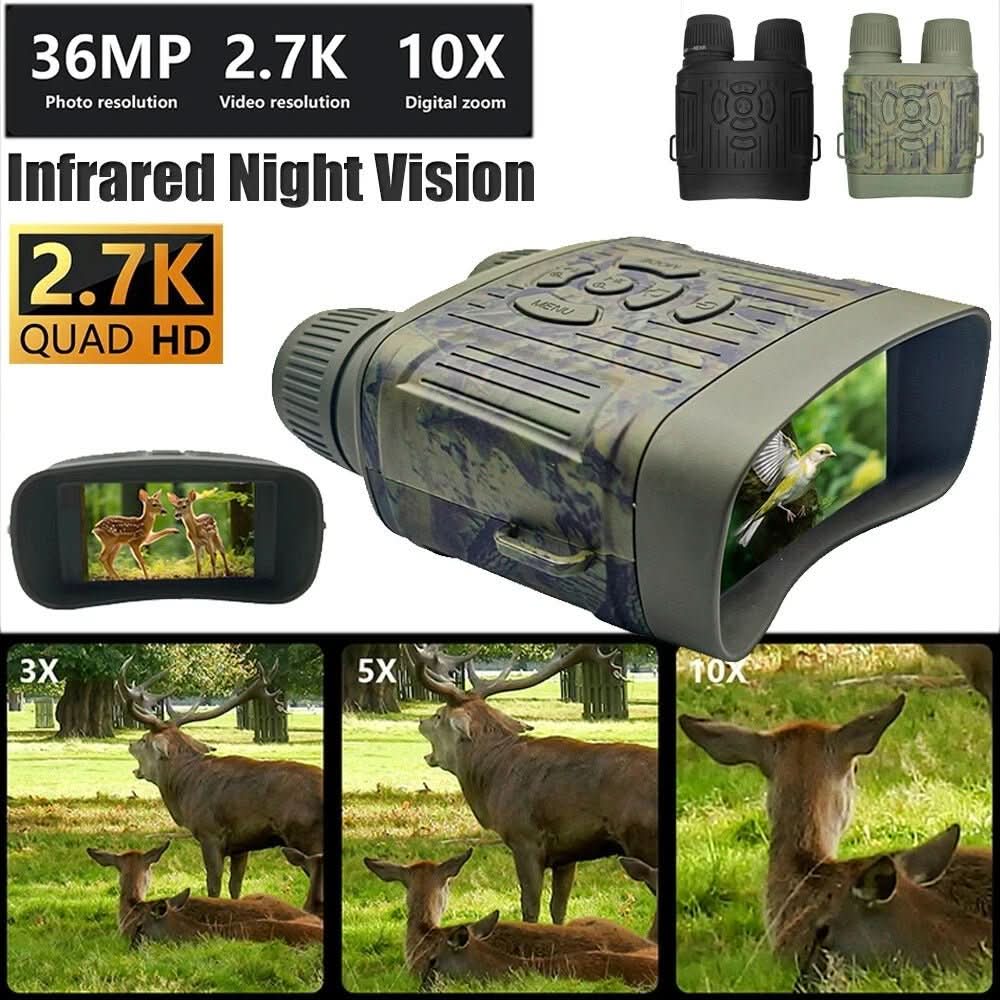 NightPulse Binoculars- Night vision binoculars with 300 m range & recording function - Image 9