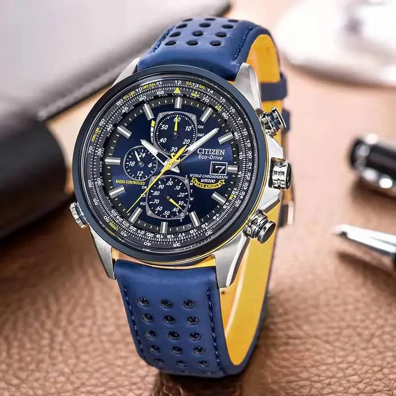 NOCTAVO – Elegant men's quartz watch with luminous dial and waterproof design