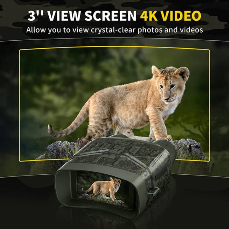 NOCTIVIEW – Digital infrared night vision binoculars with 4K resolution & 36MP camera - Image 4