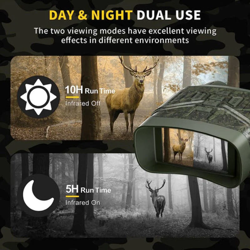 NOCTIVIEW – Digital infrared night vision binoculars with 4K resolution & 36MP camera - Image 5