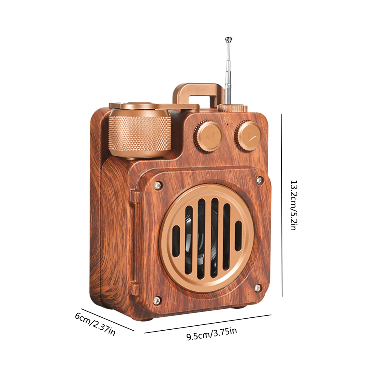 NOIRBASS – Dark Academia Wireless Speaker with Powerful Subwoofer Sound - Image 5
