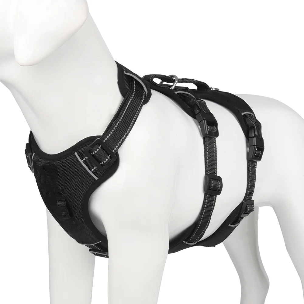 NoPull nylon dog harness - Reflective & escape-proof for relaxed walks - Image 9