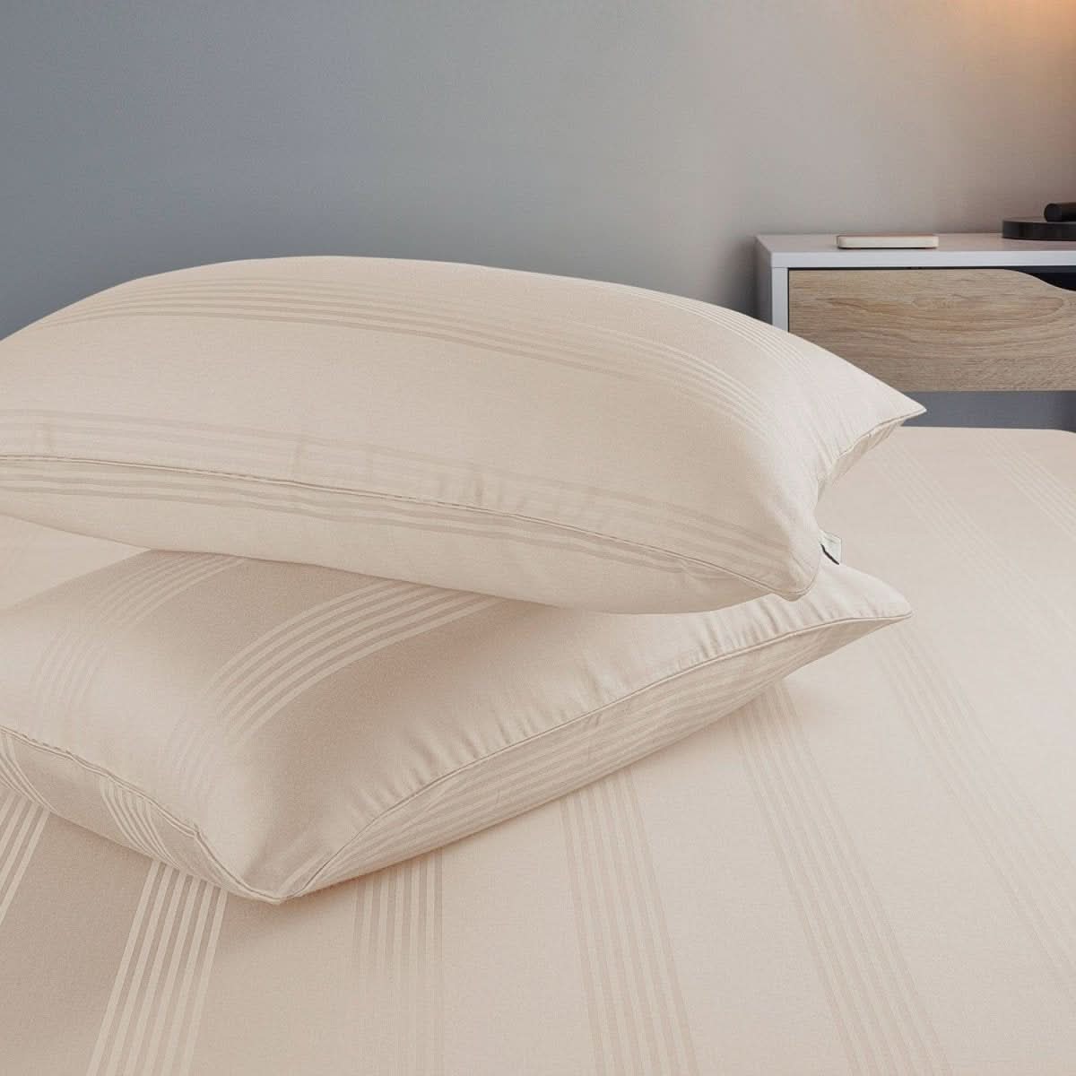 Nordéa PureCotton Pillowcases | 100% Cotton | Soft, Breathable & Durable | Timeless Elegance for Restful Sleep - Image 17