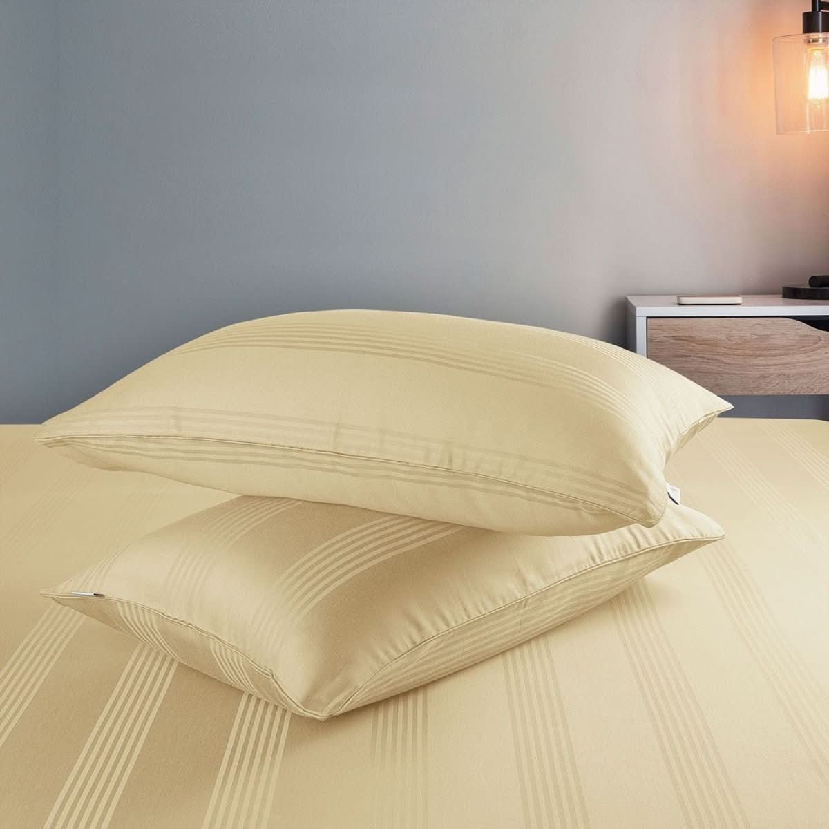 Nordéa PureCotton Pillowcases | 100% Cotton | Soft, Breathable & Durable | Timeless Elegance for Restful Sleep - Image 6