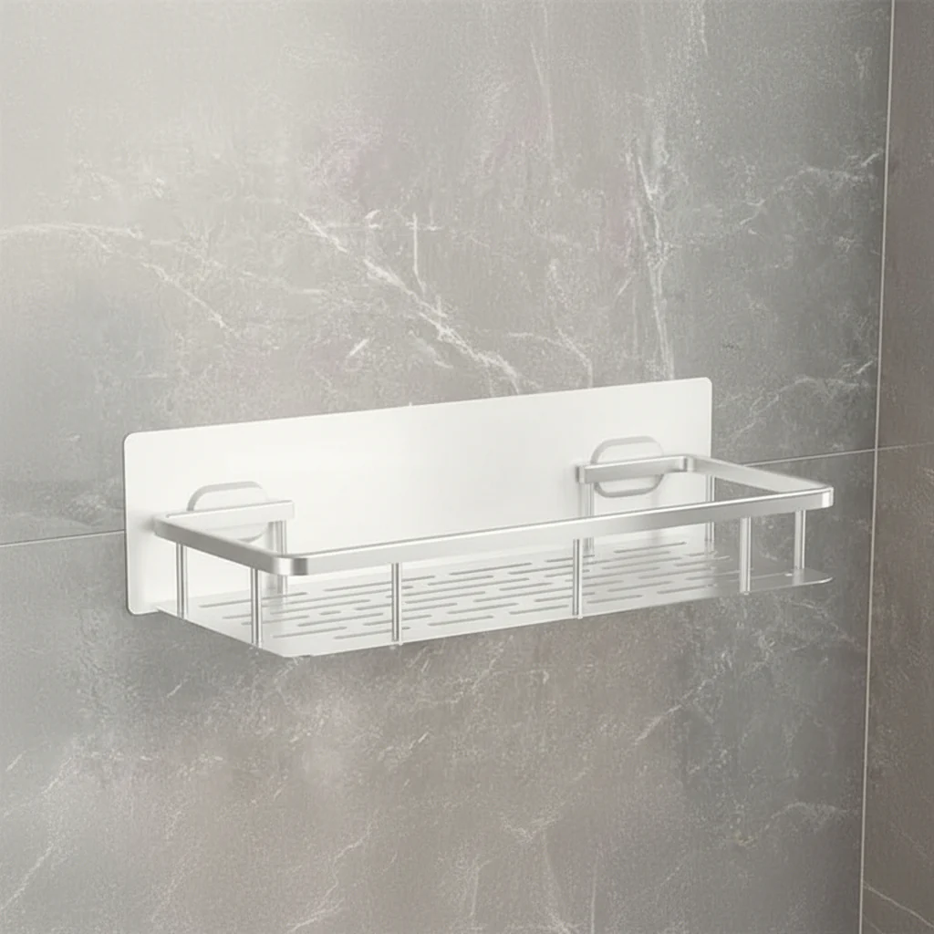 NordicShelf adhesive shelf for the bathroom - drill-free & stylish for every bathroom - Image 12
