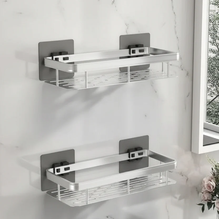 NordicShelf adhesive shelf for the bathroom - drill-free & stylish for every bathroom - Image 16