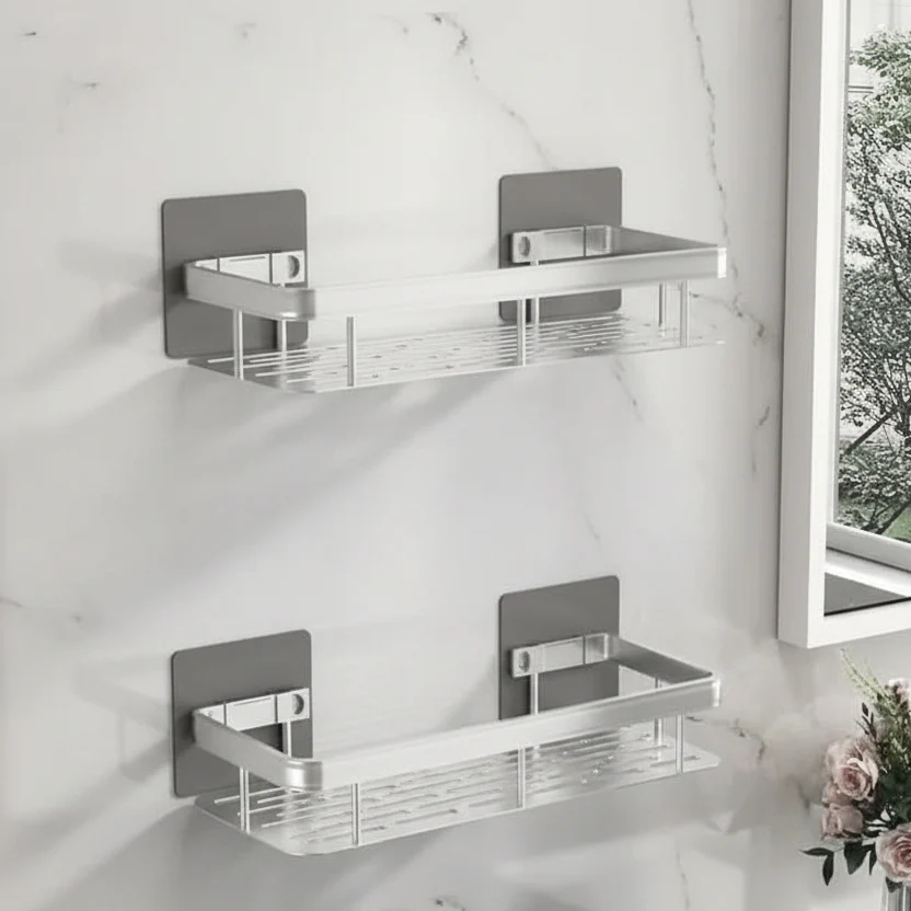 NordicShelf adhesive shelf for the bathroom - drill-free & stylish for every bathroom - Image 19