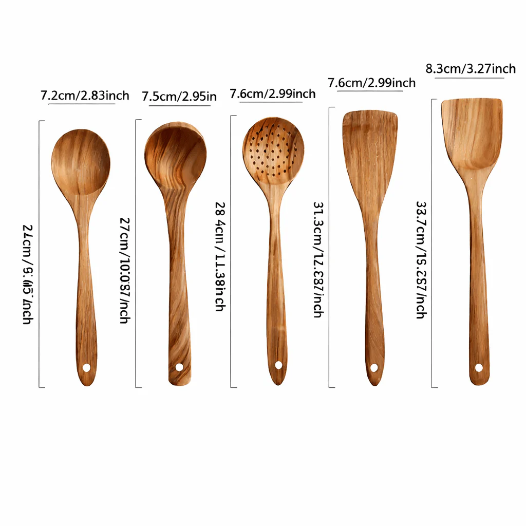 NordicWood kitchen utensil set - High quality & stylish for every kitchen - Image 5
