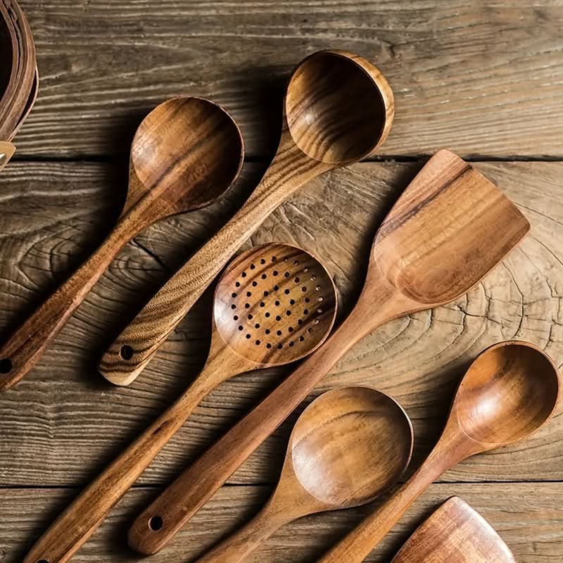 NordicWood kitchen utensil set - Sustainable & stylish for every cooking adventure - Image 3