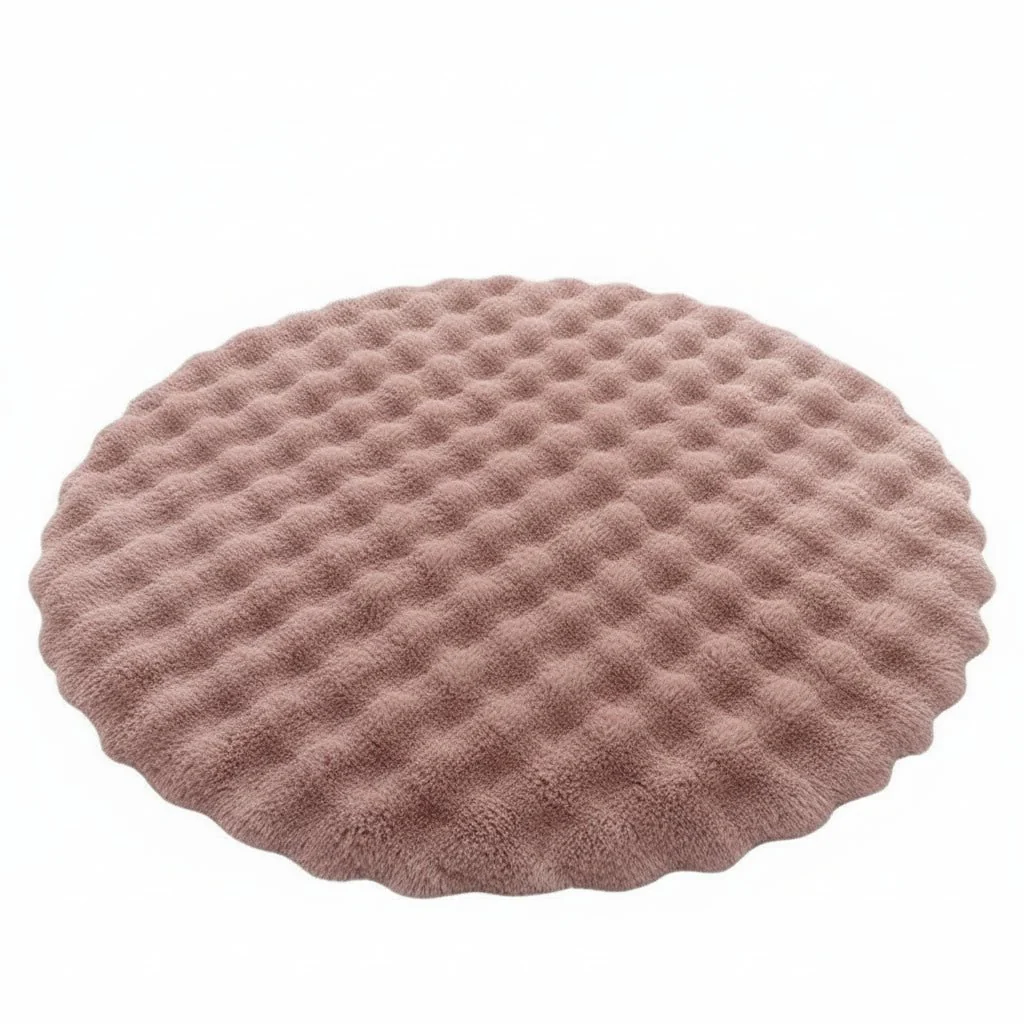 NORDILOFT – Fluffy, round polyester rug for cozy Scandinavian living spaces - Image 10