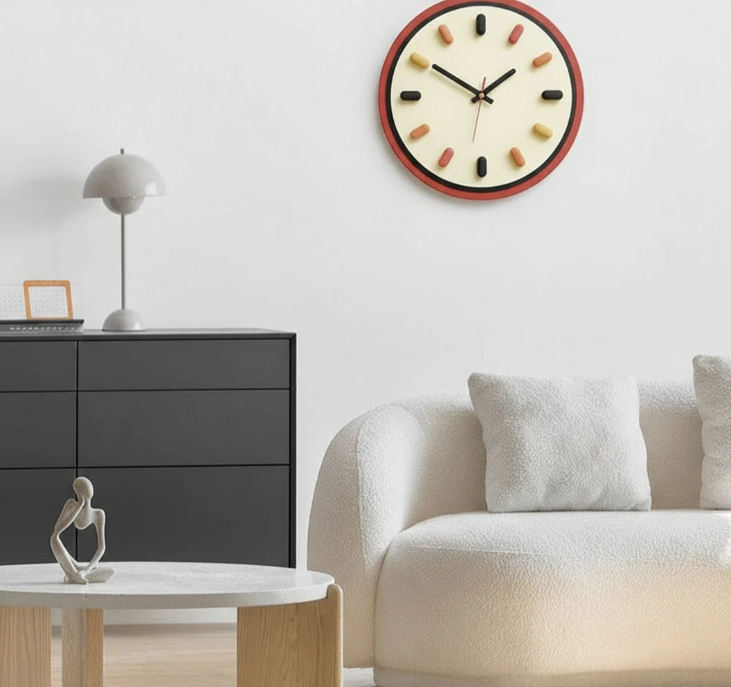NORDIMOVE – 3D wall clock with environmentally friendly design and precise, silent movement - Image 2