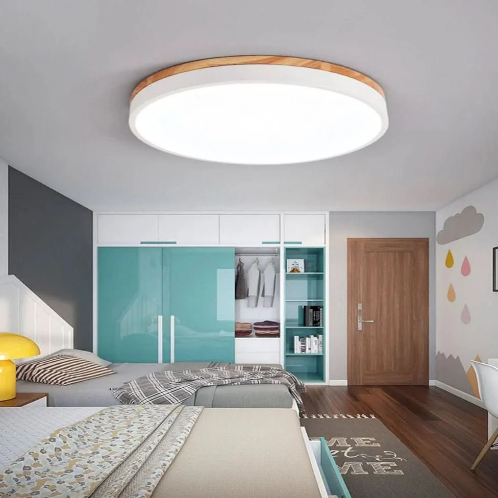 NORDLUMINA LIGHT - Modern ceiling light made of natural wood for every room - Image 5