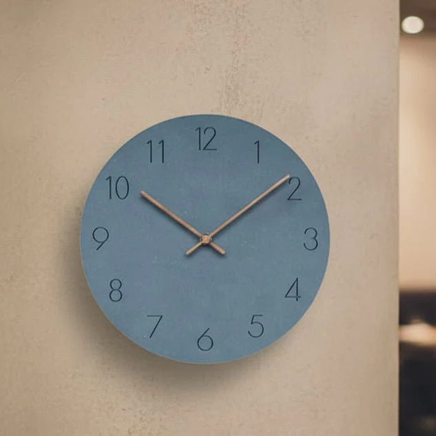 NordWhisper Wall Clock - Silent wall clock in Nordic style for modern rooms