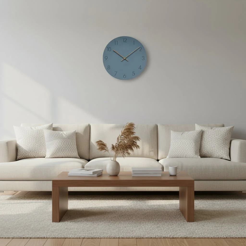 NordWhisper Wall Clock - Silent wall clock in Nordic style for modern rooms - Image 4