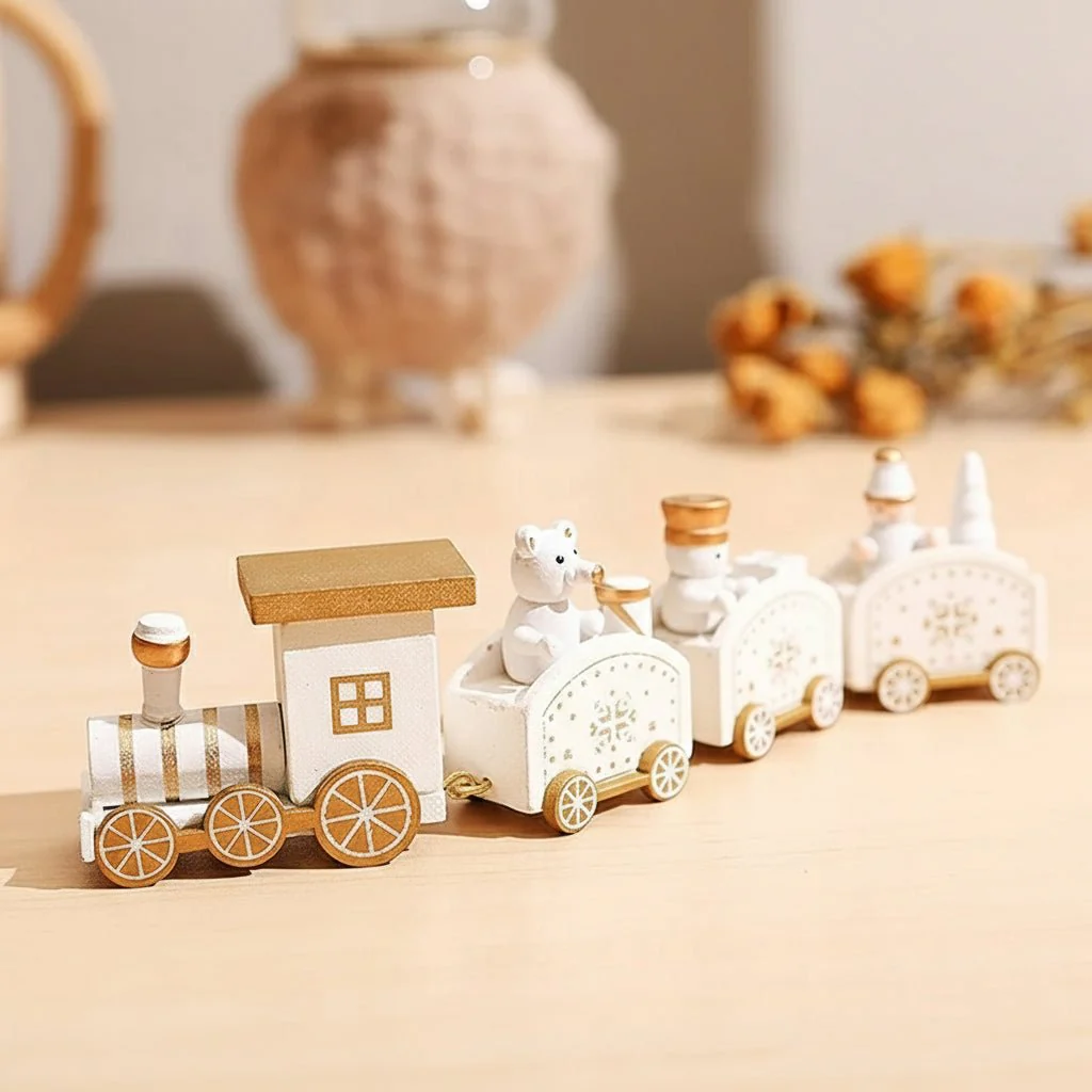 NORTHLINE – Festive Train Christmas Decoration made of Wood and Plastic - Image 17