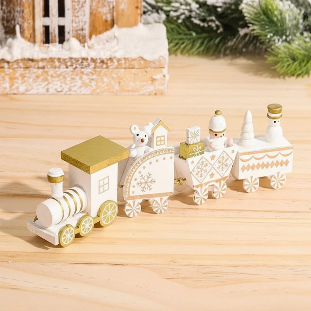 NORTHLINE – Festive Train Christmas Decoration made of Wood and Plastic - Image 20