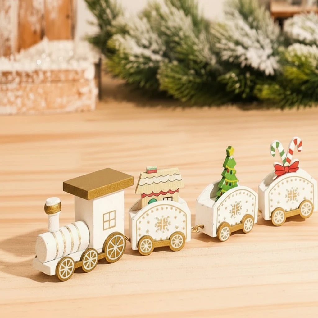 NORTHLINE – Festive Train Christmas Decoration made of Wood and Plastic - Image 30