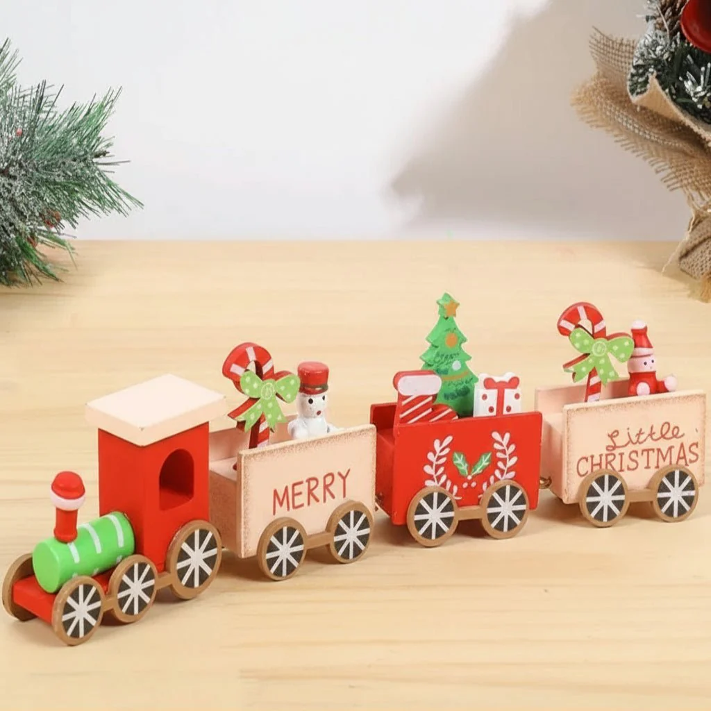 NORTHLINE – Festive Train Christmas Decoration made of Wood and Plastic - Image 37