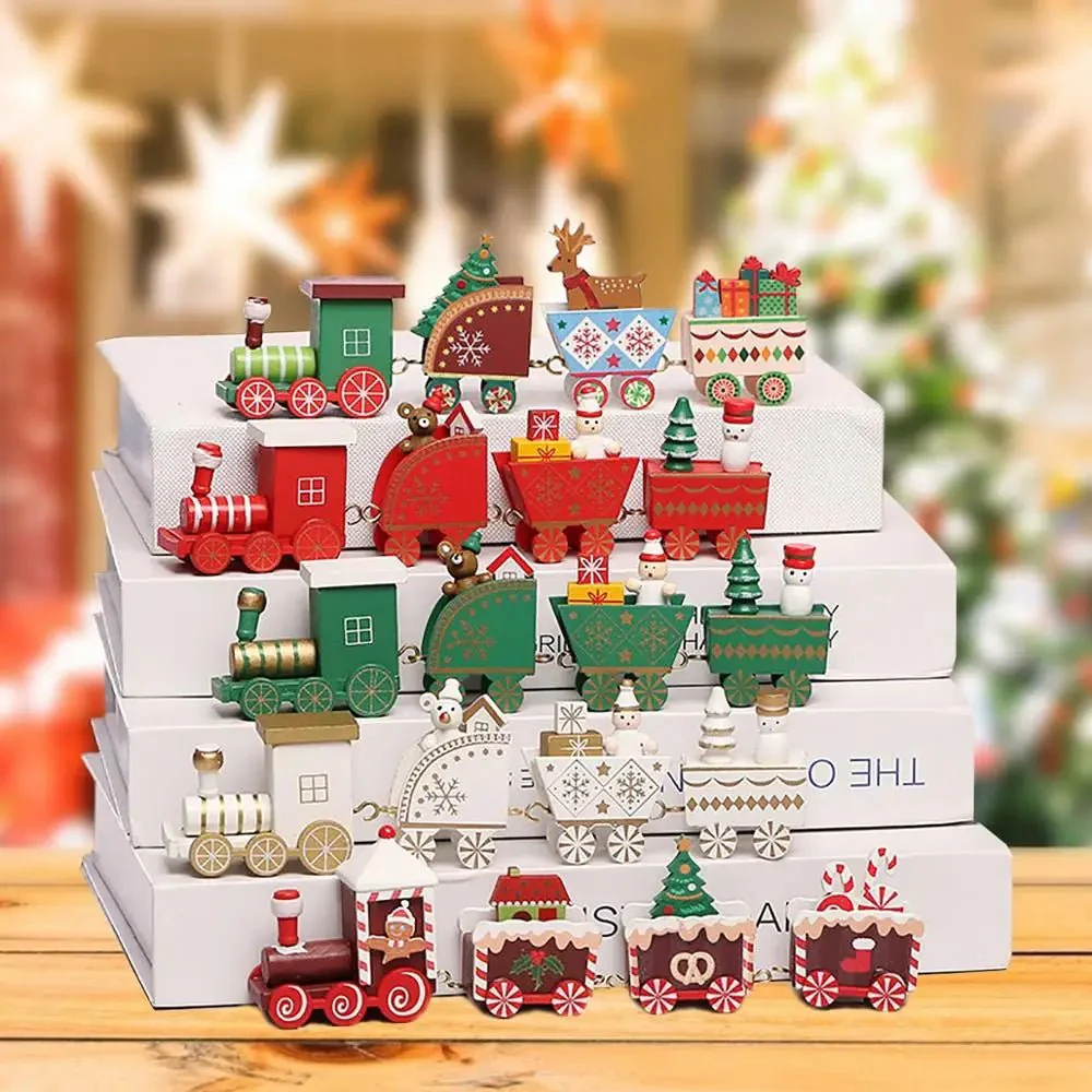 NORTHLINE – Festive Train Christmas Decoration made of Wood and Plastic - Image 6