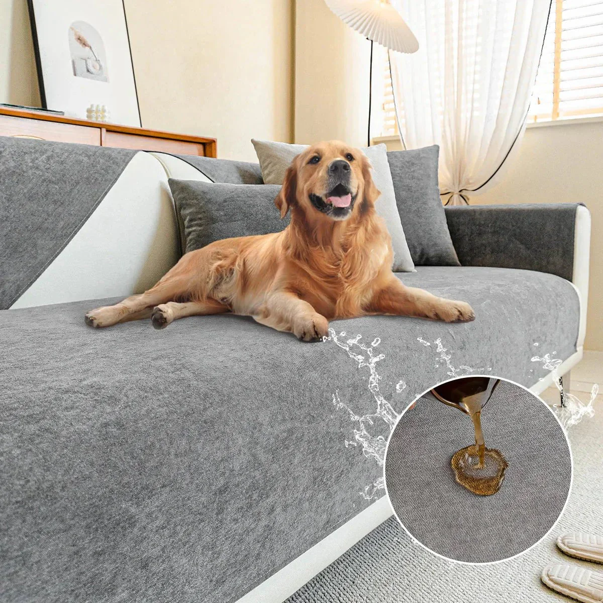 ECO FUR – Sustainable sofa cover against animal scratches - Image 4