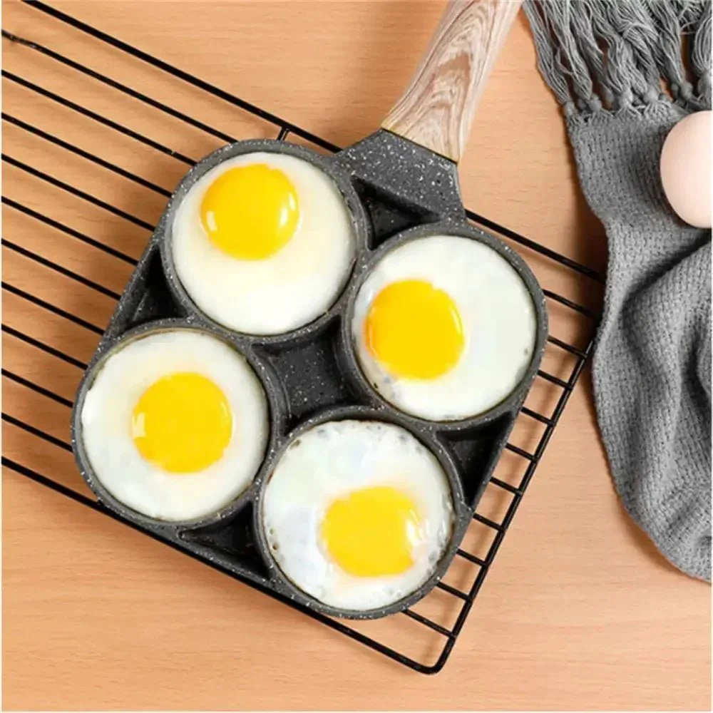 OMELIQON – 4-hole non-stick pan for omelets, burgers, steak & breakfast - Image 5