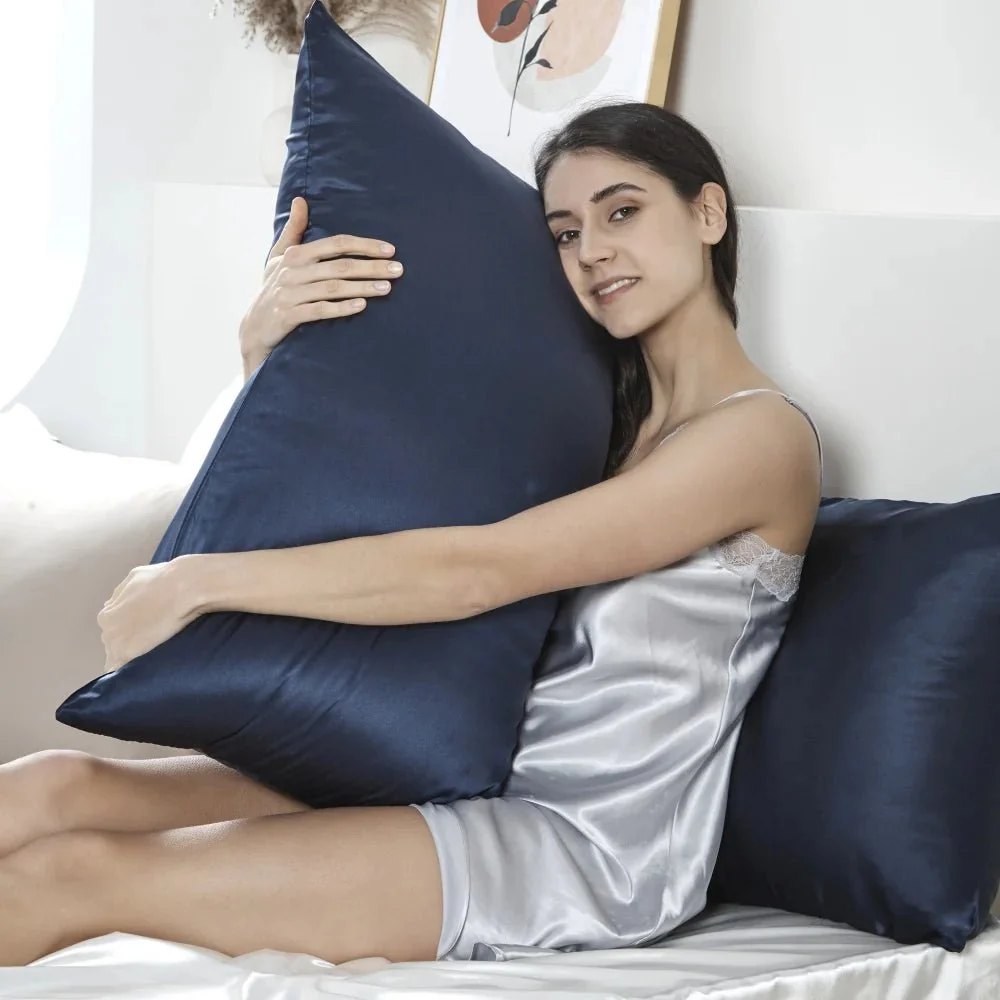 OPULASILK – Pillowcase made of mulberry silk, 25 Momme, luxury cover for hair and skin - Image 14