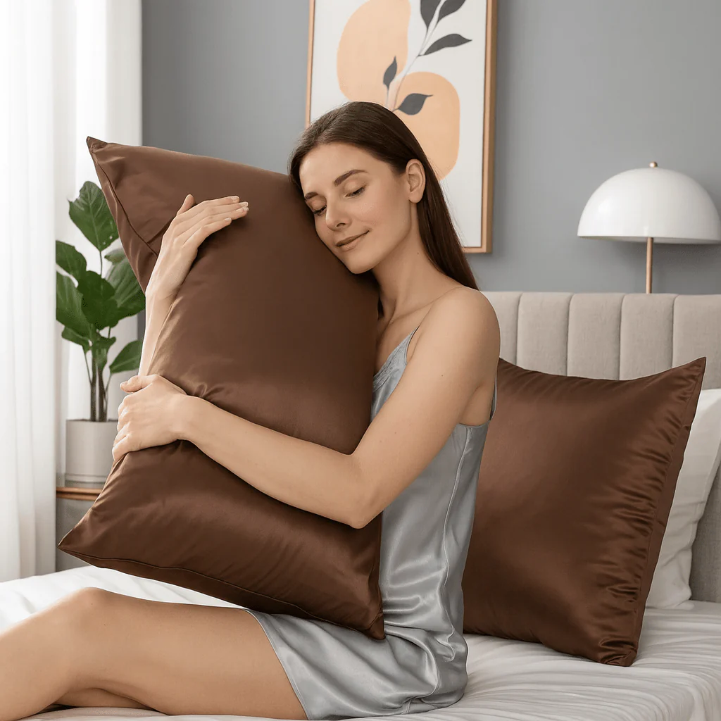 OPULASILK – Pillowcase made of mulberry silk, 25 Momme, luxury cover for hair and skin - Image 4