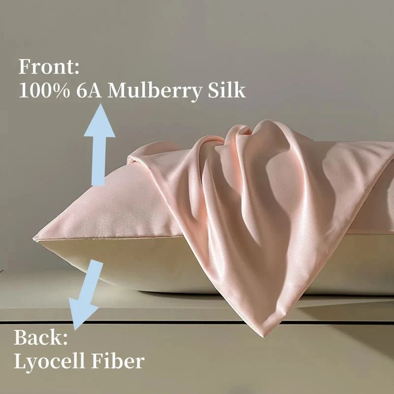 OPULASILK – Pillowcase made of mulberry silk, 25 Momme, luxury cover for hair and skin - Image 6