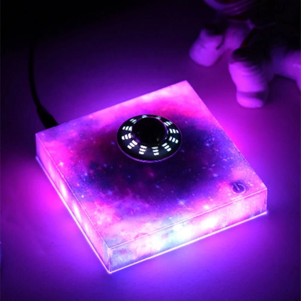 ORBITGLOW – Magnetic LED Night Lamp with Floating Spaceship Design - Image 4