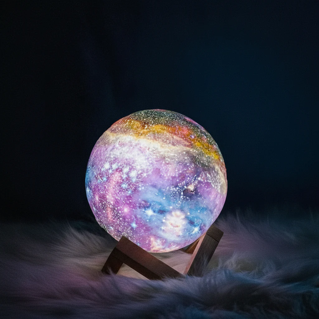 OrbitGlow – Gentle, controllable moonlight in vibrant colors