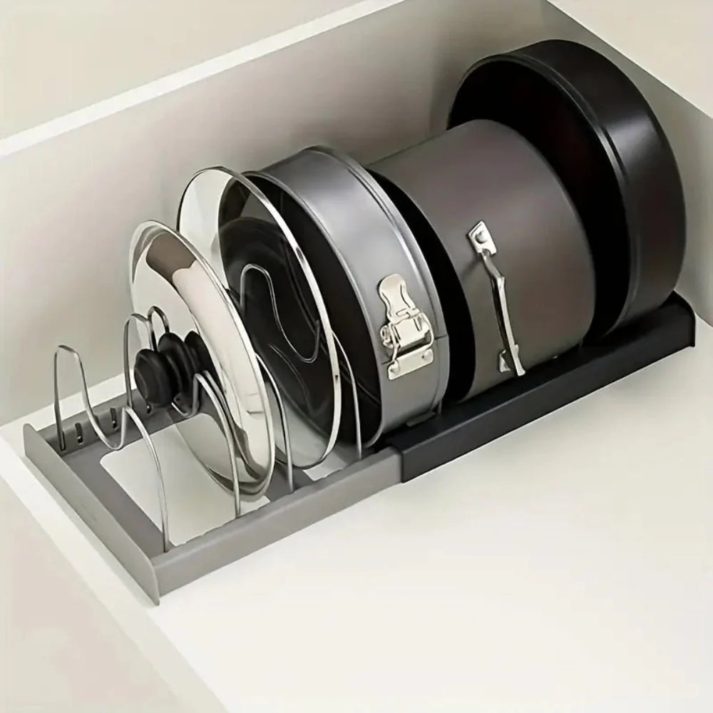 ORGANISET – Adjustable Metal Kitchen Shelf with Non-Slip Feet - Image 6