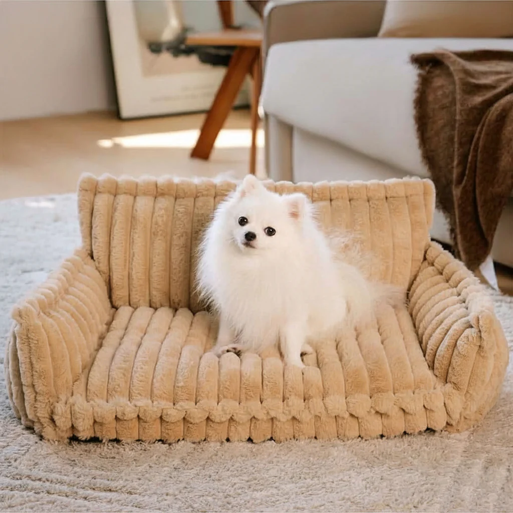 Snoozy Dream - Orthopaedic dog cushion with neck support & fluffy comfort - Image 7